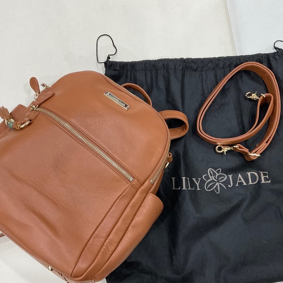 Lily Jade Anna leather bag/diaper bag - Picture 1 of 16